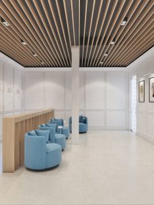 interior design for hospital reception area