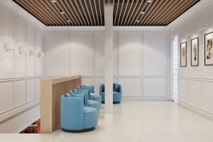 interior design for hospital reception area