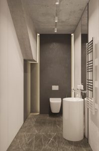 Modern bathroom design