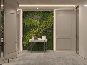 Modern interior design living room