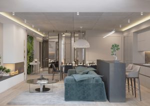 Interior design style living room