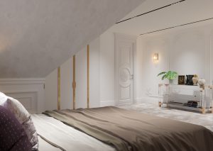 Dormitor oaspeti Mansarda Nivel   min