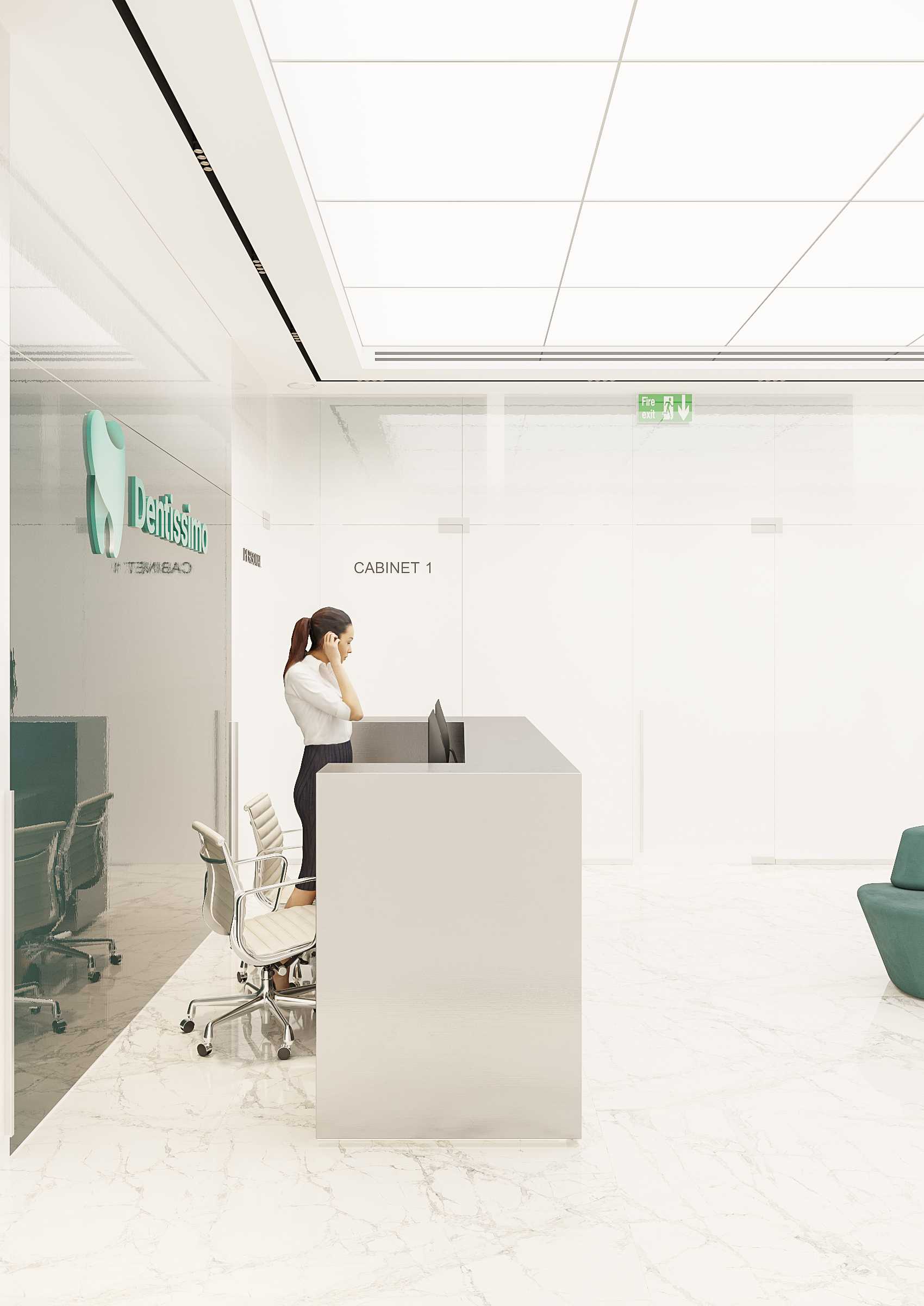 Design interior clinica stomatologica