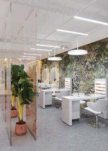 Amenajare interioara salon de frumusete