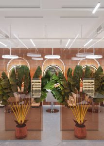 Design interior salon de frumusete