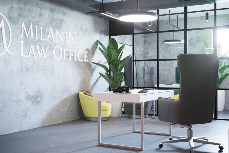 design interior oficiu birou de avocatura