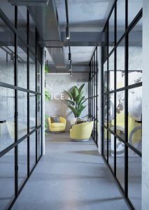 design interior birou oficiu chisinau