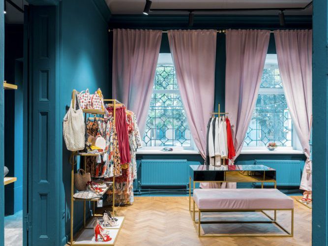 design interior magazin de haine Moldova Chisinau