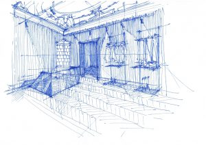 schita design interior Florence