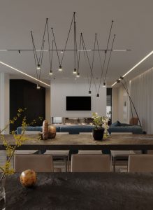 living amenajare de interior in stil modern