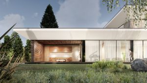 Casă de clasa premium cu living room conectat direct cu grădina