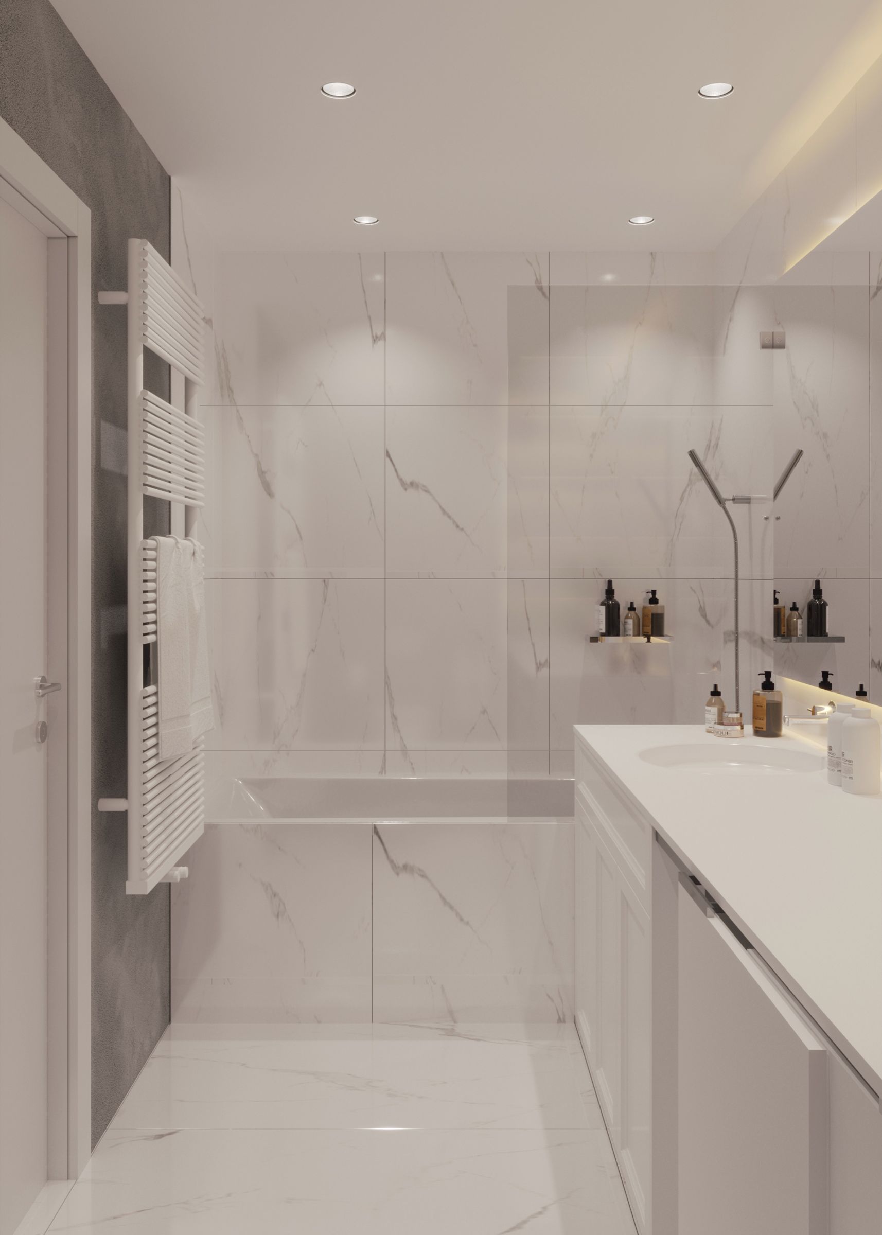 stilul contemporan pentru baie