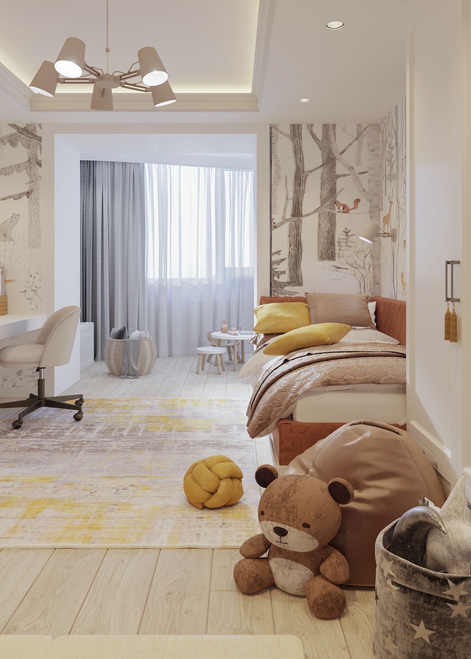 interior dormitor in stil contemporan