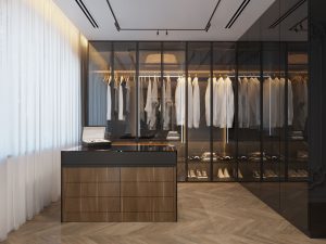 amenajare dressing in dormitor