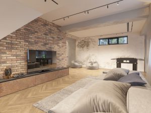 amenajari interioare rustic modern