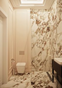 Design interior modern si practic pentru baie mica