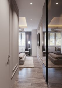 amenajre interioara moderna dormitor matrimonial