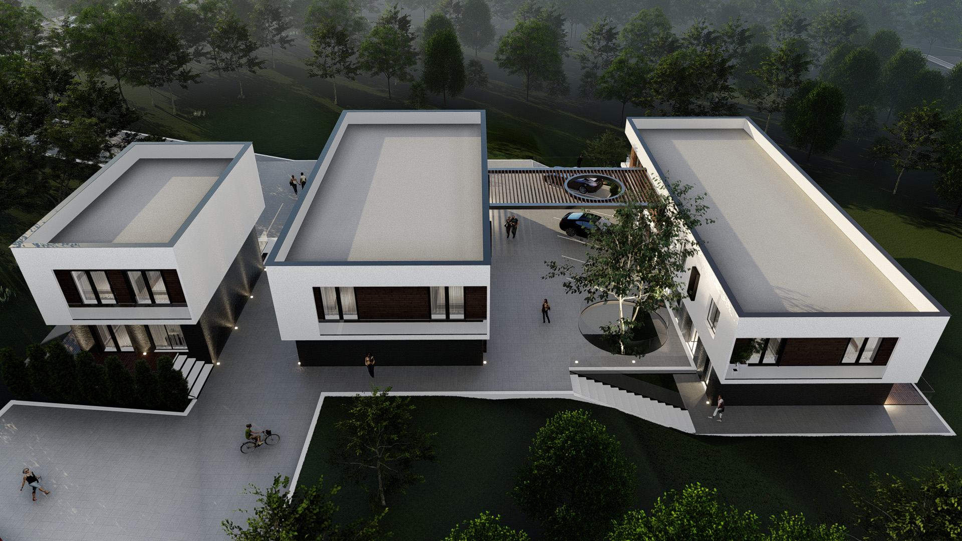 Proiect arhitectural cu planificare flexibilă bazate pe relief