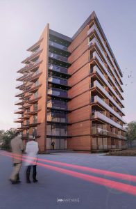 Complex locativ de clasa lux cu parcare subterană și spații de parcare la exterior