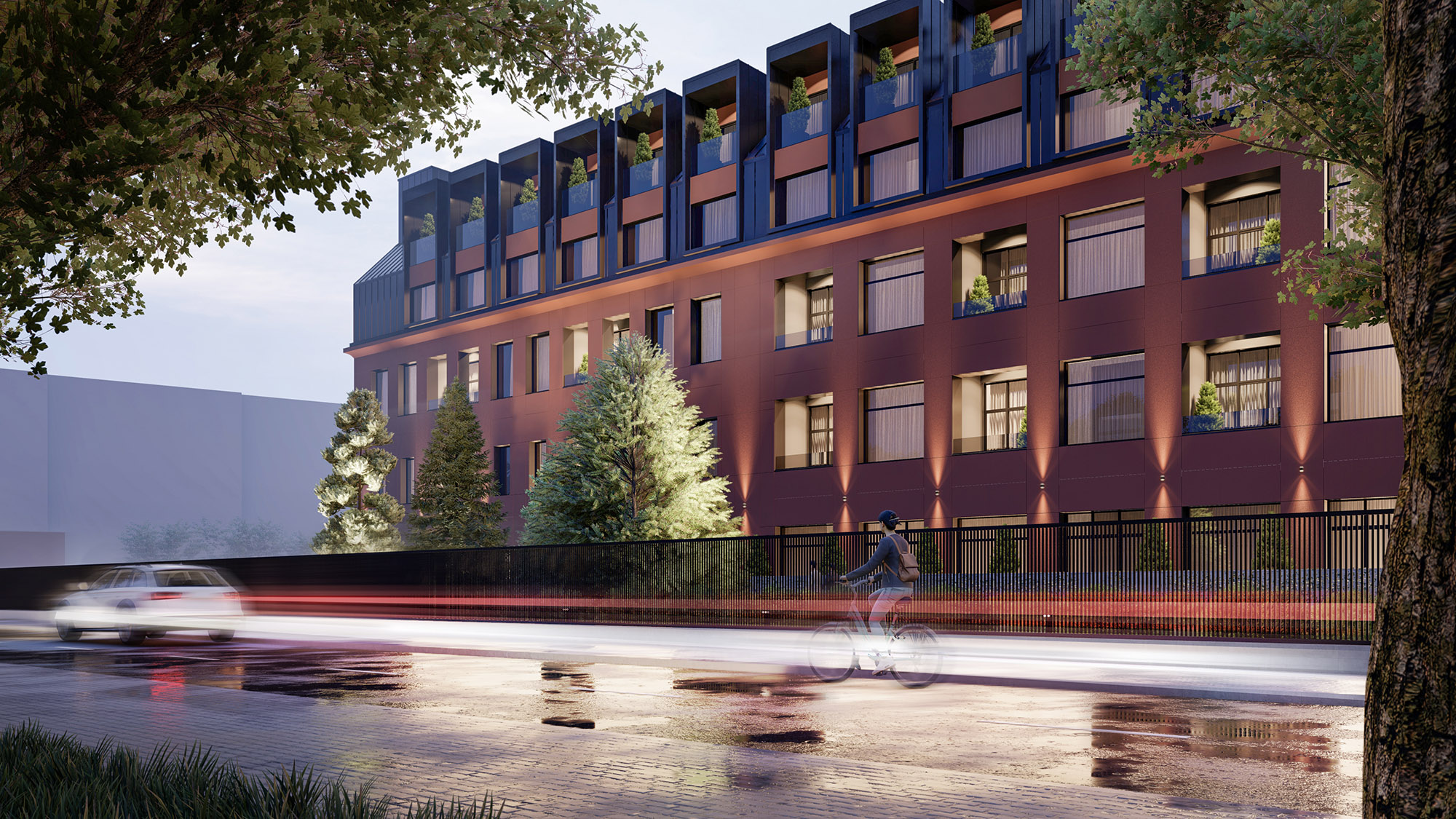 Bloc rezidențial modern proiect arhitectural AB & Partners